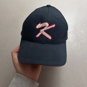 AJM international embroidered navy adjustable hat
